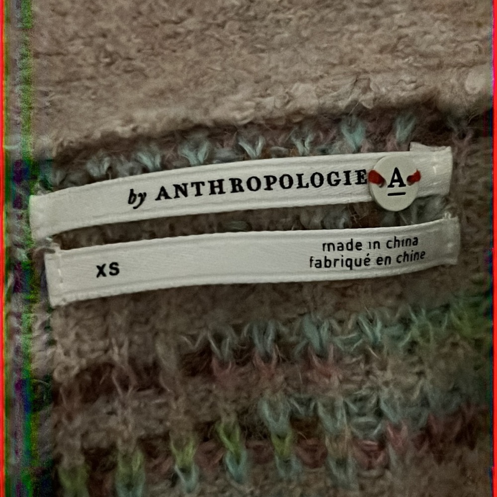 NWOT Anthropologie Leah Space-Dyed Cardigan - Picture 4 of 4